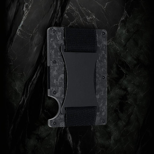 Forged Carbon Wallet with strap