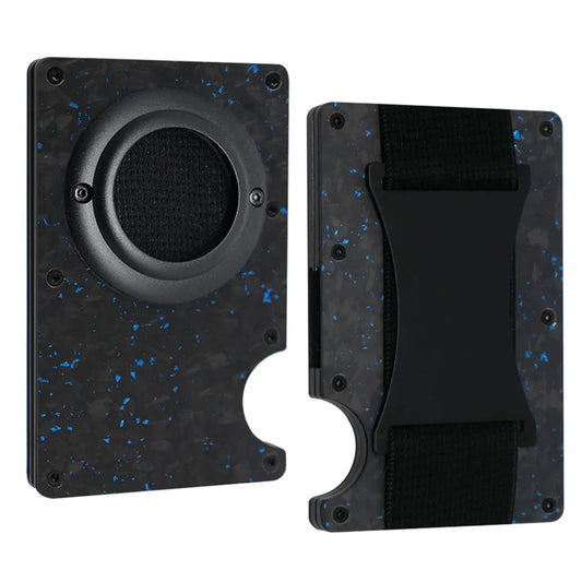 Forged Carbon Wallet With Strap (Airtag)